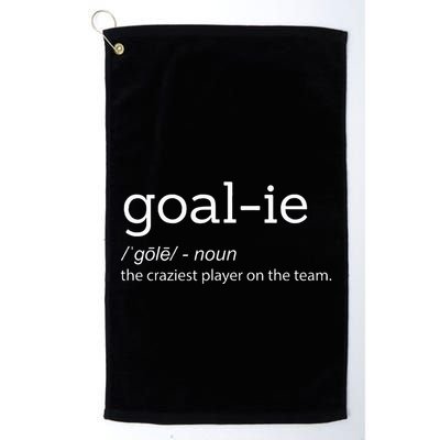 Goalie Goalkeeper Definition Soccer Hockey Player Golf Towel