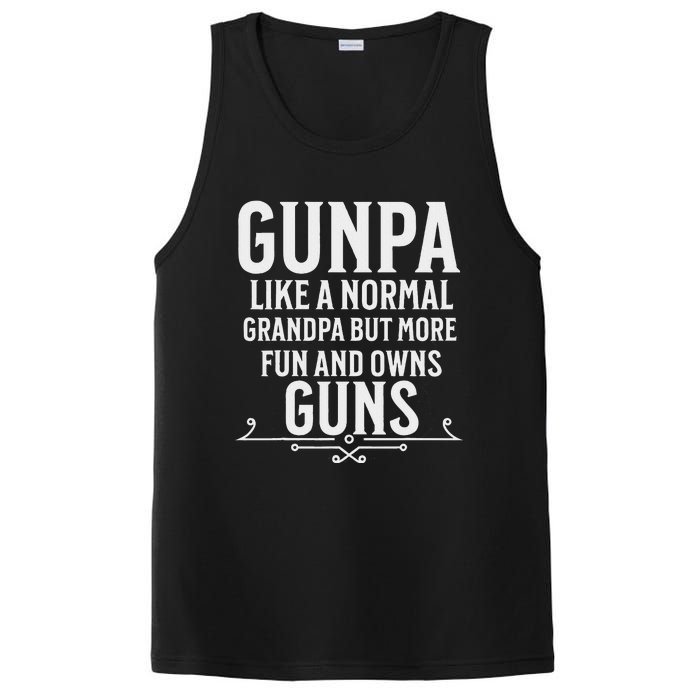 Gunpa Grandpa Design For Who Own Guns PosiCharge Competitor Tank