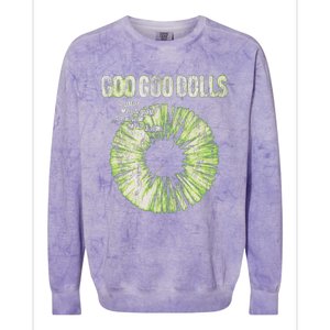 Goo Goo Dolls Green Iris Exclusive Colorblast Crewneck Sweatshirt