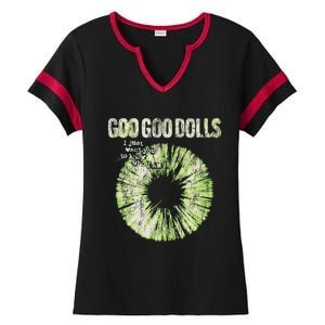 Goo Goo Dolls Green Iris Exclusive Ladies Halftime Notch Neck Tee