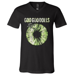 Goo Goo Dolls Green Iris Exclusive V-Neck T-Shirt