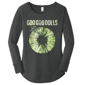 Goo Goo Dolls Green Iris Exclusive Women's Perfect Tri Tunic Long Sleeve Shirt