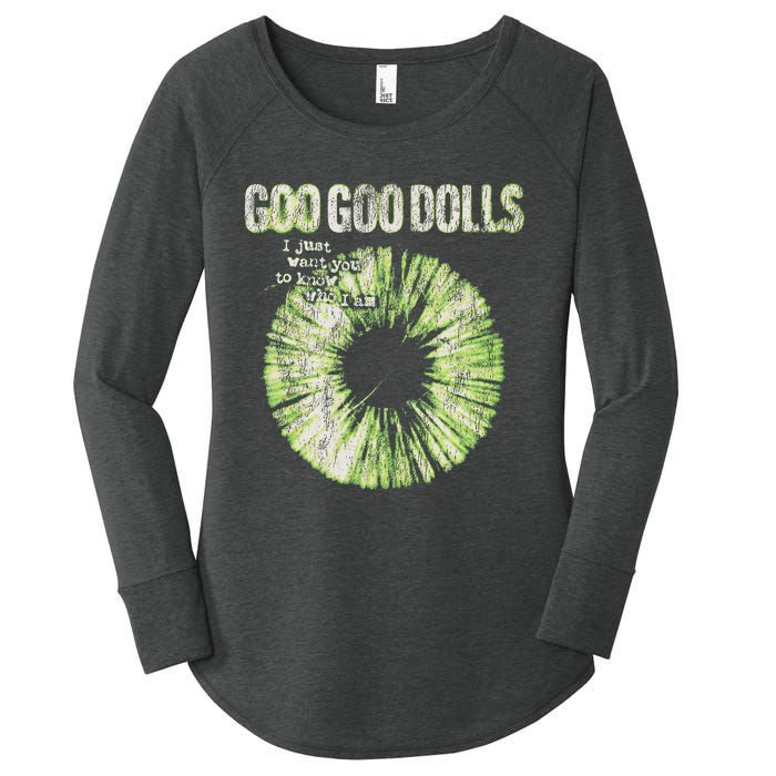 Goo Goo Dolls Green Iris Exclusive Women's Perfect Tri Tunic Long Sleeve Shirt