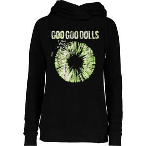 Goo Goo Dolls Green Iris Exclusive Womens Funnel Neck Pullover Hood