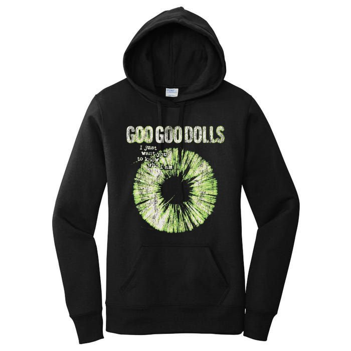 Goo Goo Dolls Green Iris Exclusive Women's Pullover Hoodie