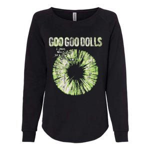 Goo Goo Dolls Green Iris Exclusive Womens California Wash Sweatshirt