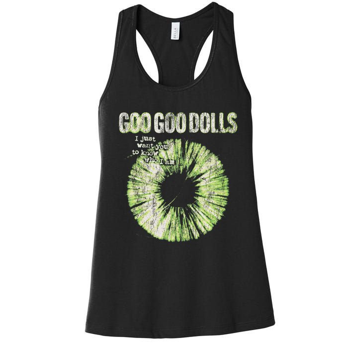 Goo Goo Dolls Green Iris Exclusive Women's Racerback Tank