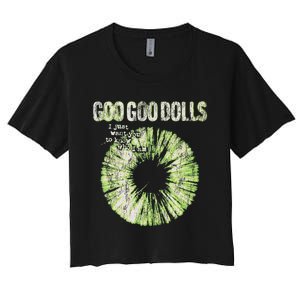 Goo Goo Dolls Green Iris Exclusive Women's Crop Top Tee