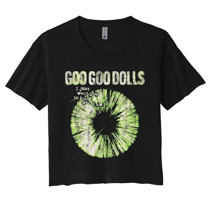 Goo Goo Dolls Green Iris Exclusive Women's Crop Top Tee