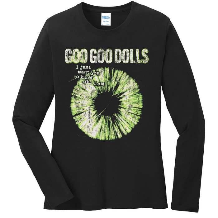 Goo Goo Dolls Green Iris Exclusive Ladies Long Sleeve Shirt