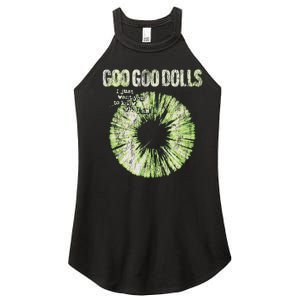 Goo Goo Dolls Green Iris Exclusive Women's Perfect Tri Rocker Tank