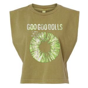 Goo Goo Dolls Green Iris Exclusive Garment-Dyed Women's Muscle Tee