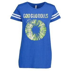 Goo Goo Dolls Green Iris Exclusive Enza Ladies Jersey Football T-Shirt