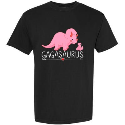 Gagasaurus Grandma Dinosaur Baby Trex Funny Gaga Dino Gift Garment-Dyed Heavyweight T-Shirt