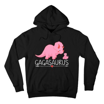 Gagasaurus Grandma Dinosaur Baby Trex Funny Gaga Dino Gift Hoodie