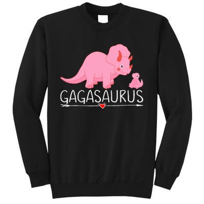 Gagasaurus Grandma Dinosaur Baby Trex Funny Gaga Dino Gift Sweatshirt