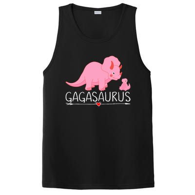 Gagasaurus Grandma Dinosaur Baby Trex Funny Gaga Dino Gift PosiCharge Competitor Tank