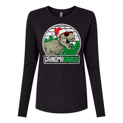 Grandmasaurus Grandma Dinosaur Trex Family Christmas Cool Gift Womens Cotton Relaxed Long Sleeve T-Shirt