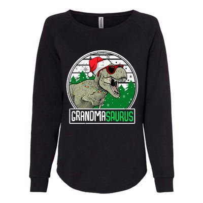 Grandmasaurus Grandma Dinosaur Trex Family Christmas Cool Gift Womens California Wash Sweatshirt