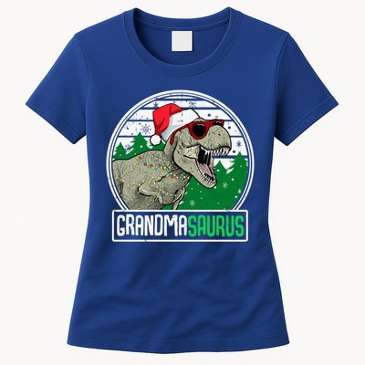 Grandmasaurus Grandma Dinosaur Trex Family Christmas Cool Gift Women's T-Shirt