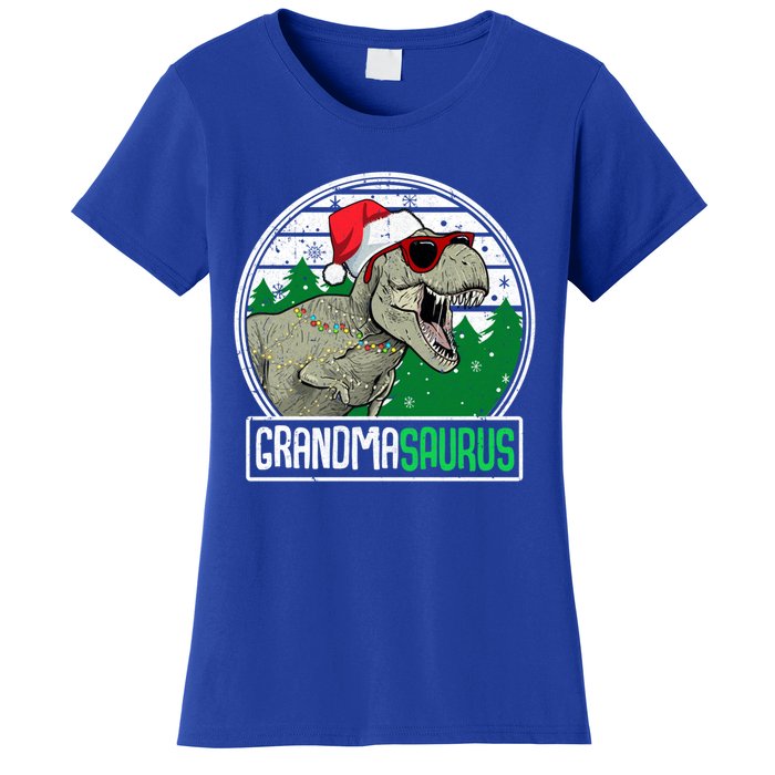 Grandmasaurus Grandma Dinosaur Trex Family Christmas Cool Gift Women's T-Shirt