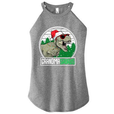 Grandmasaurus Grandma Dinosaur Trex Family Christmas Cool Gift Women's Perfect Tri Rocker Tank