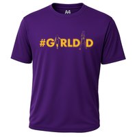 Girldad Girl Dad Father Of Daughters Girl Dad Tribute Cooling Performance Crew T-Shirt