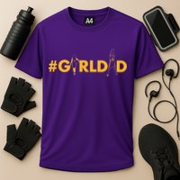 Girldad Girl Dad Father Of Daughters Girl Dad Tribute Cooling Performance Crew T-Shirt