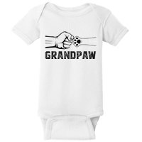 Grandpaw Grandpa Dog Grandpaw Appreciation Baby Bodysuit