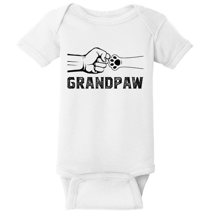 Grandpaw Grandpa Dog Grandpaw Appreciation Baby Bodysuit