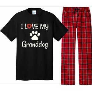 Granddog Gift Dog Grandma Grandpa I Love My Granddog Pajama Set