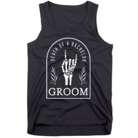 Gothic Groom Death Of A Bachelor Wedding Bachelor Party Tank Top