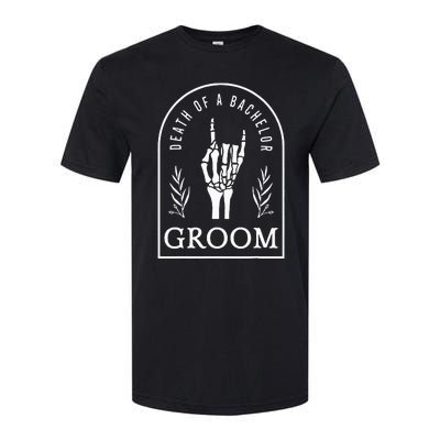 Gothic Groom Death Of A Bachelor Wedding Bachelor Party Softstyle® CVC T-Shirt