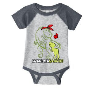 Grandmasaurus Grandma Dinosaur Baby Mother's Day Infant Baby Jersey Bodysuit