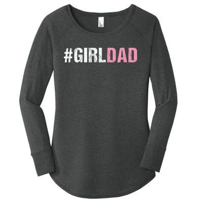 #Girldad Girl Dad Women's Perfect Tri Tunic Long Sleeve Shirt