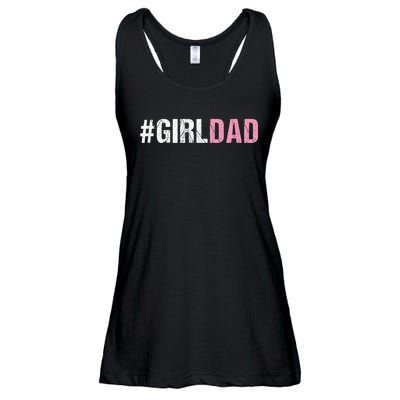 #Girldad Girl Dad Ladies Essential Flowy Tank