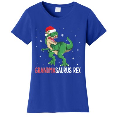 Grandmasaurus Grandma Dinosaur Christmas Funny Xmas Gift Women's T-Shirt