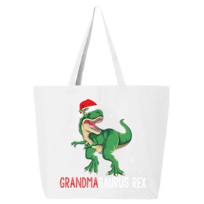 Grandmasaurus Grandma Dinosaur Christmas Funny Xmas Gift 25L Jumbo Tote