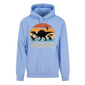 Grandmasaurus Grandma Dinosaur Saurus Christmas Halloween Gift Unisex Surf Hoodie