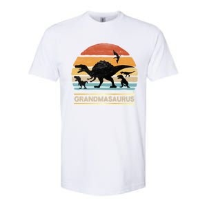 Grandmasaurus Grandma Dinosaur Saurus Christmas Halloween Gift Softstyle CVC T-Shirt