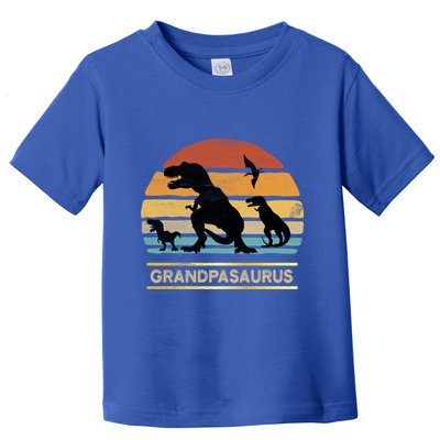 Grandpasaurus Grandpa Dinosaur Saurus Christmas Halloween Gift Toddler T-Shirt