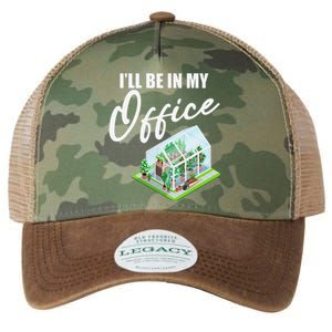 Greenhouse Gardening Design With Humorous Message Legacy Tie Dye Trucker Hat