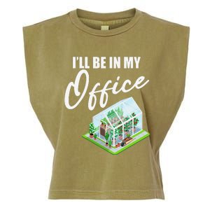 Greenhouse Gardening Design With Humorous Message Garment-Dyed Women's Muscle Tee