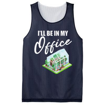 Greenhouse Gardening Design With Humorous Message Mesh Reversible Basketball Jersey Tank