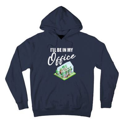 Greenhouse Gardening Design With Humorous Message Tall Hoodie