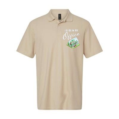 Greenhouse Gardening Design With Humorous Message Softstyle Adult Sport Polo