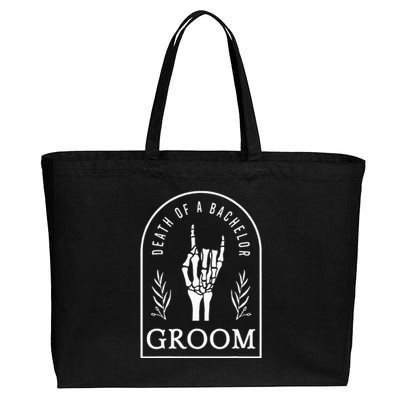 Gothic Groom Death Of A Bachelor Wedding Bachelor Party Cotton Canvas Jumbo Tote