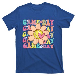 Groovytennis Game Day Team Sports Tennis Mom Game Day Gift T-Shirt