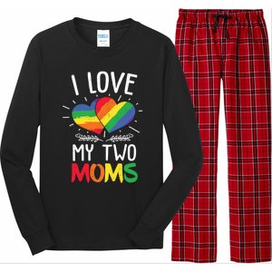 Great Gift Design Of Lesbian Moms Cool Gift Long Sleeve Pajama Set