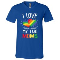 Great Gift Design Of Lesbian Moms Cool Gift V-Neck T-Shirt